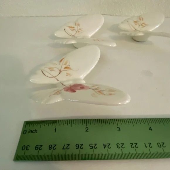 Vintage Lasting Products Porcelain Butterflies Wall Decor Cottage Gallery Wall - Picture 11 of 15